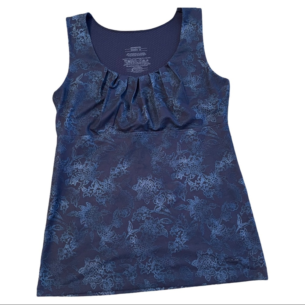 Patagonia Bandha Floral Print Top Size Medium